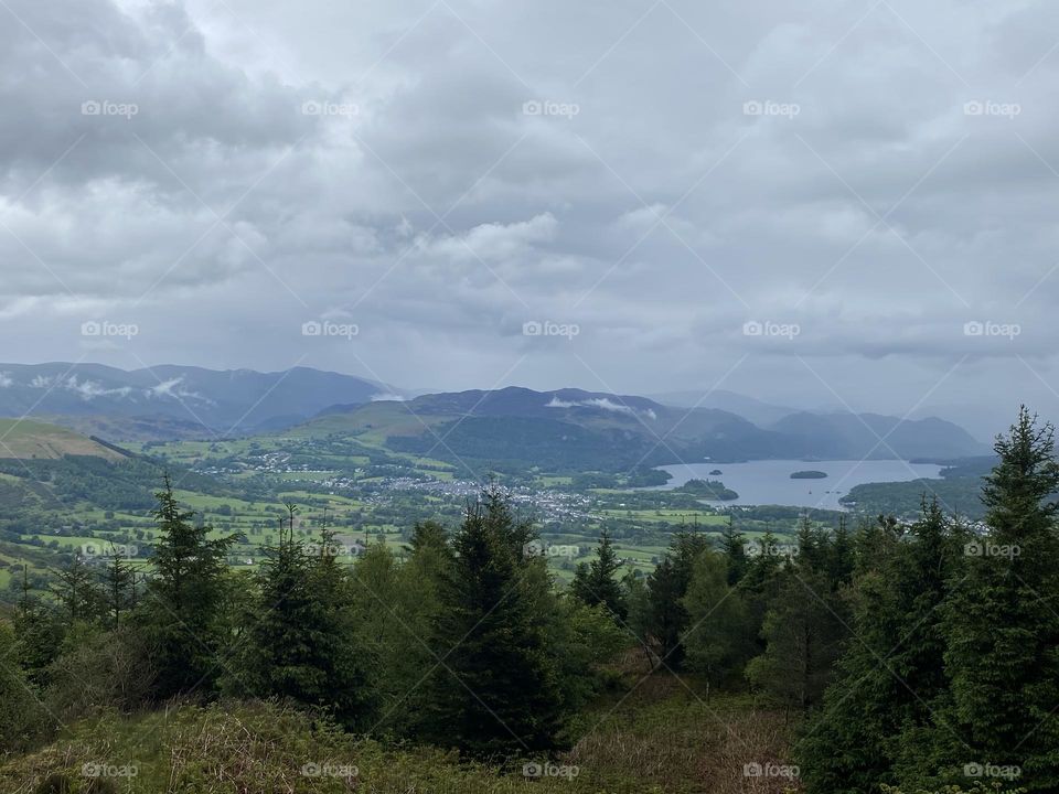A view over the Lake District 