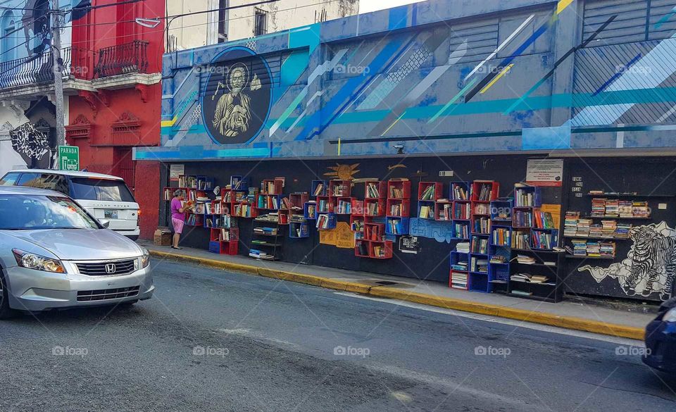 public library on the street