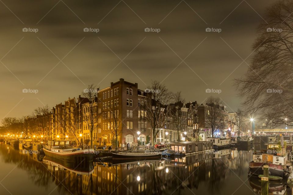 Canals of Amsterdam. 
