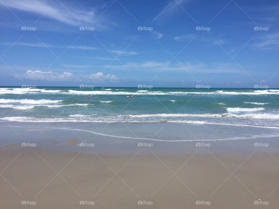 ocean view from the beach