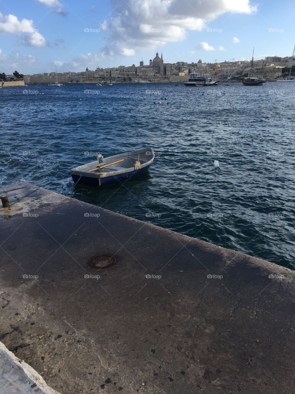 Small fishing boat in Malta 