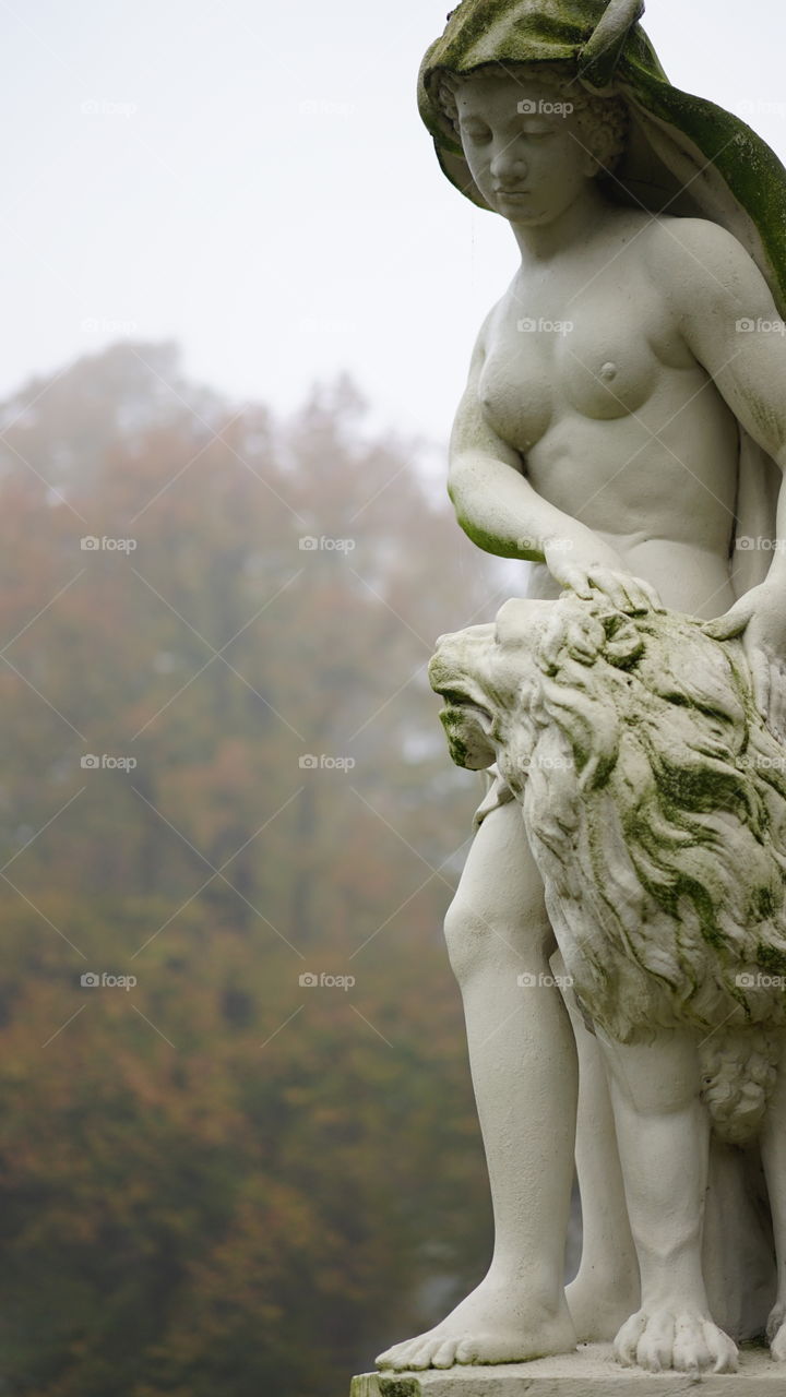 Art at a cemetery in Antwerp