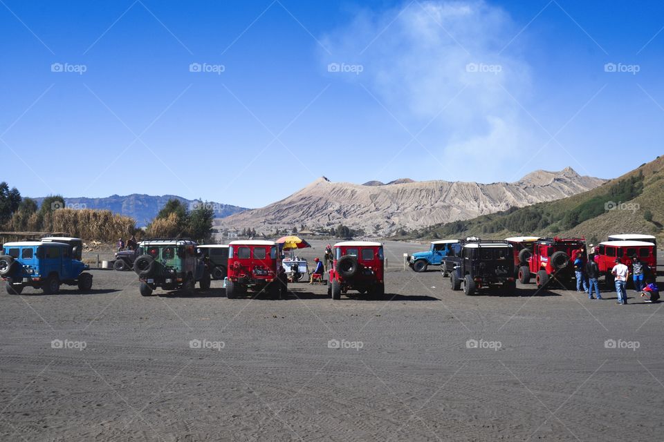 Rental Jeep at Mount Bromo National Park