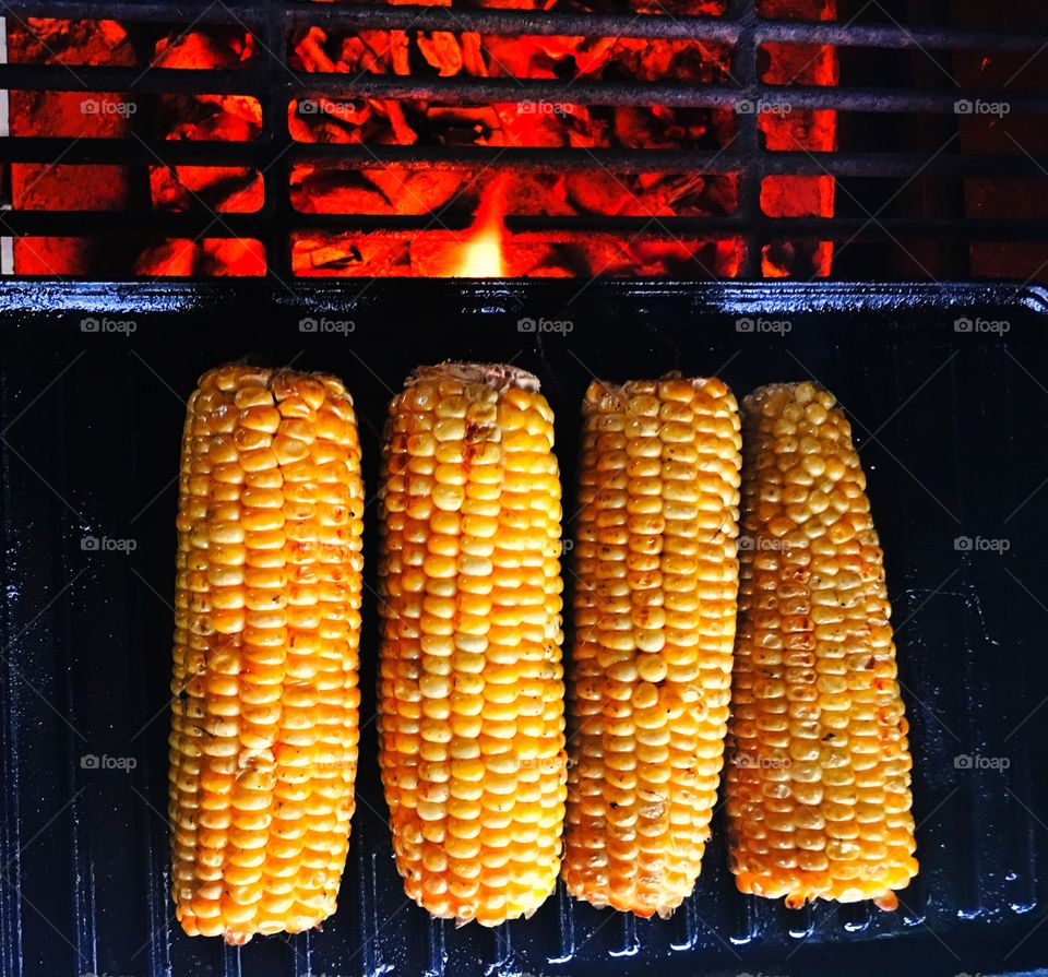 Grilling Corn