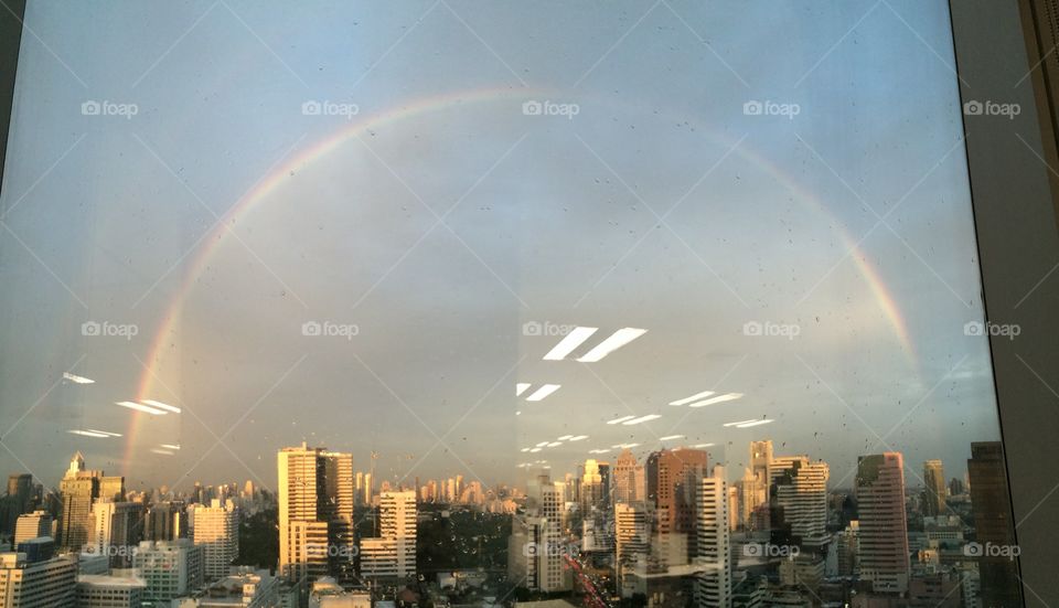 The great Half circle rainbow 
