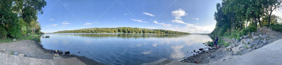 “The Susquehanna River is a major river located in the Mid-Atlantic region of the United States, overlapping between the lower Northeast and the Upland South. At 444 miles long, it is the longest river on the East Coast of the United States.”