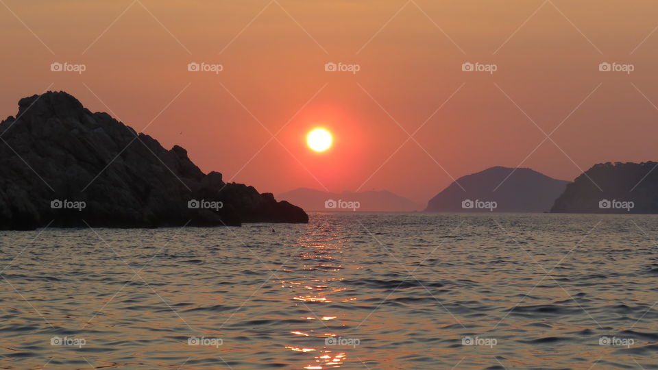 Sunset in Croatia