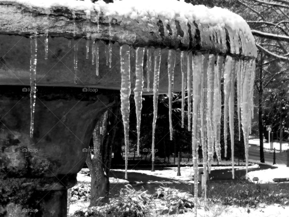 Iced fountain