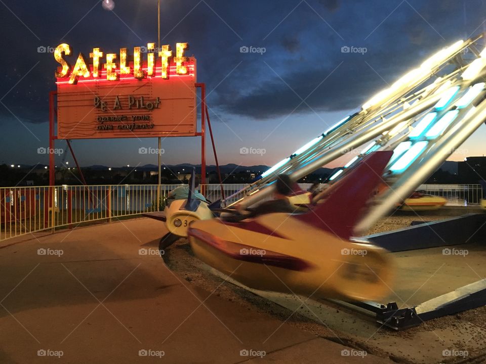 Vintage amusement park
