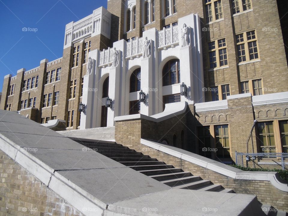 Little Rock Central High School. Little Rock Central High School, American civil rights movement, desegregation