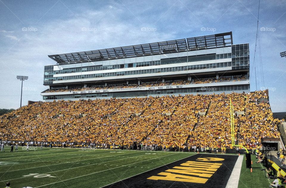 Kinnick Stadium Press Box - Iowa City, Iowa 