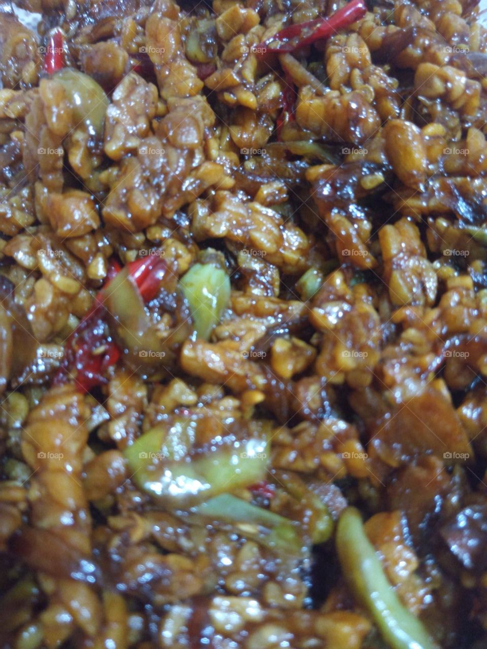 Oreg Tempe is Indonesian food