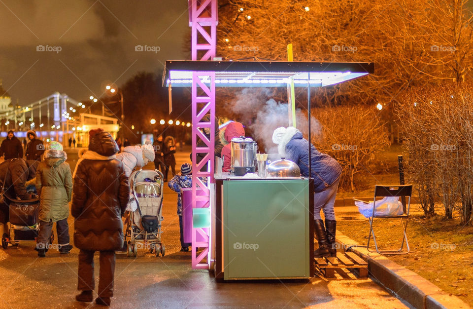 Snack point on the street