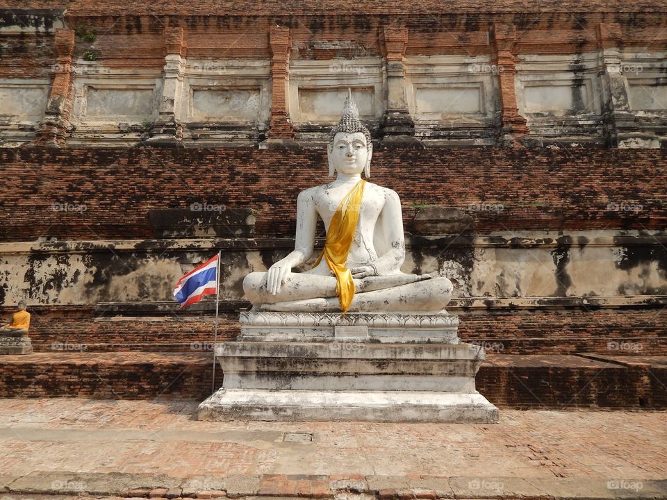 Buddha. The Ancient City of Ayutthaya