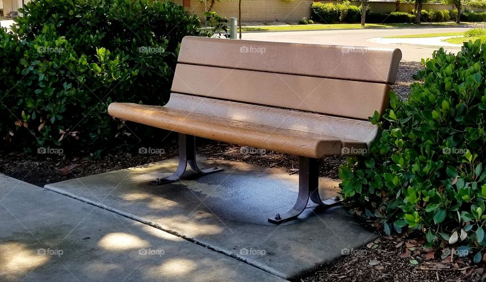 Bench for leisure