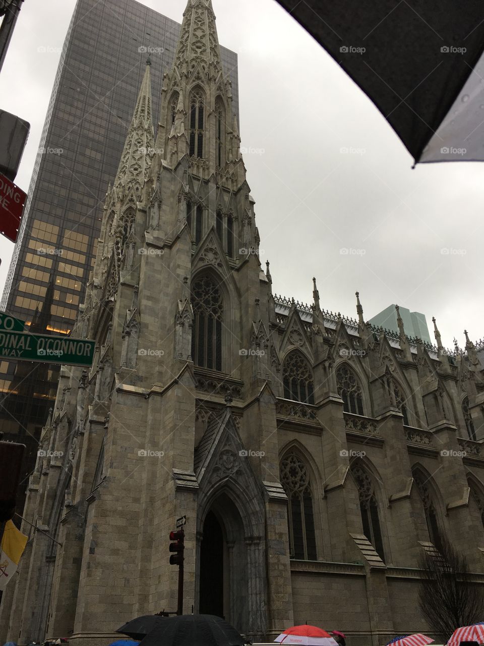 St. Patrick's Cathedral, Catholic Church in NYC at Christmas 
