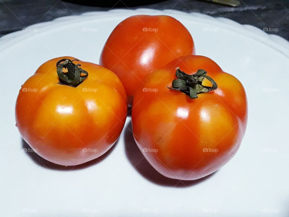 Tomatos, Vegetable.