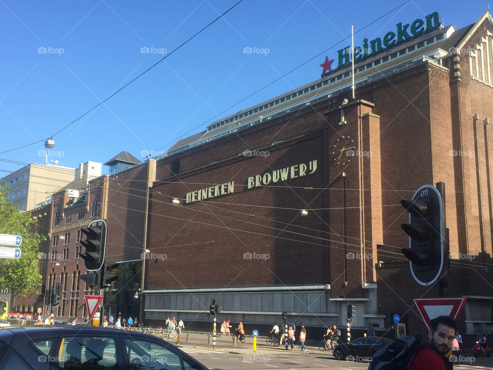 Heineken brewery. Amsterdam