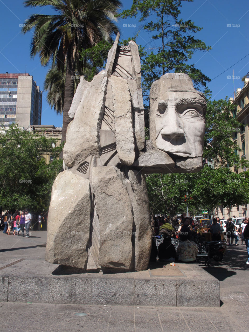 sculpture santiago plaza de armas santiago chile by jpt4u