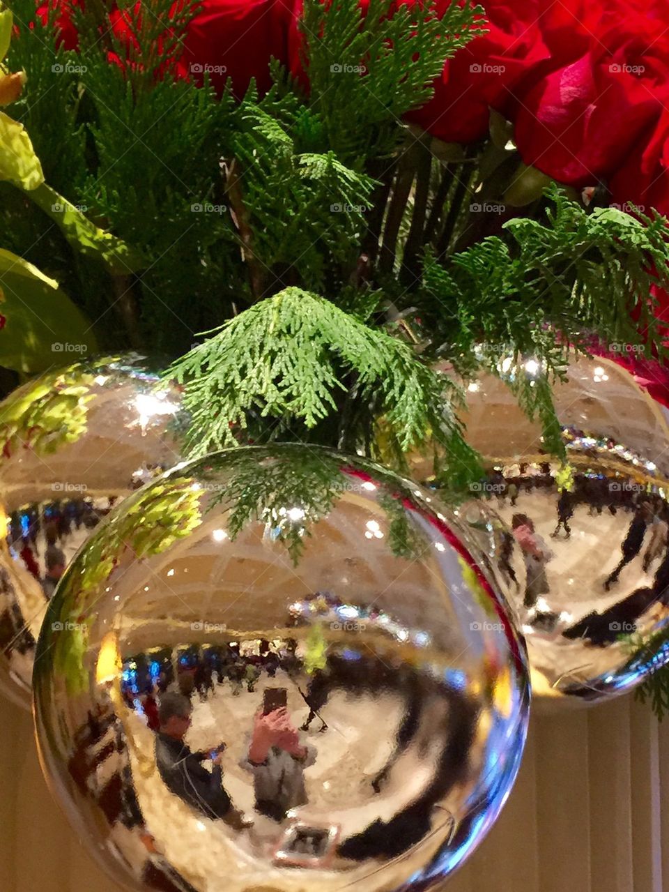 Festive holiday decorations 