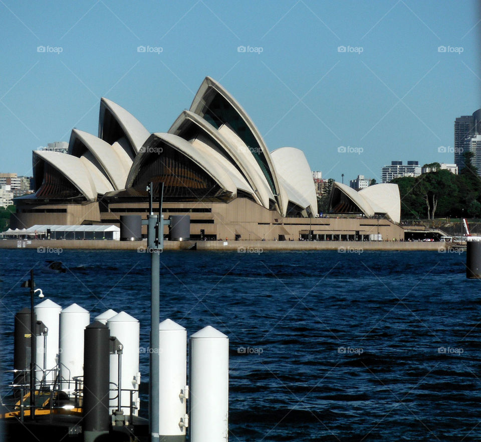 Sydney opera house. Sydney harbor