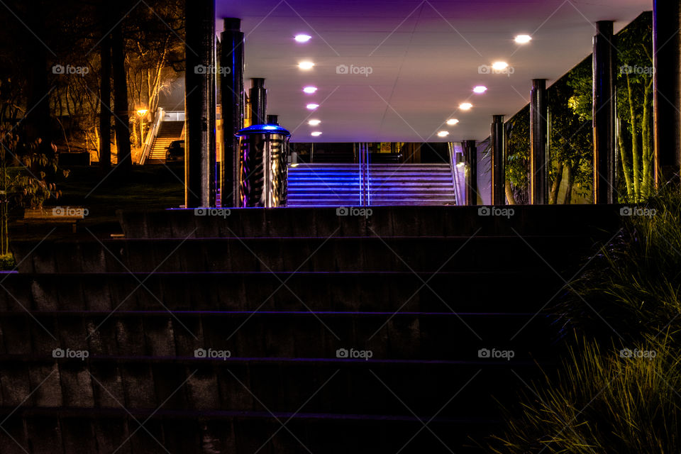 Lights at the Waikato University