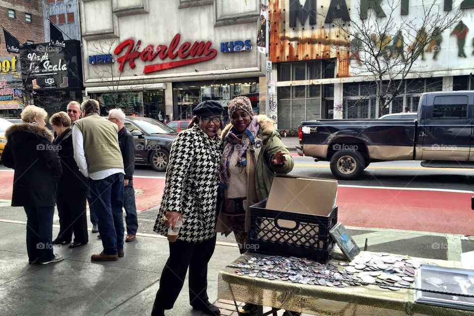 Harlem street scene