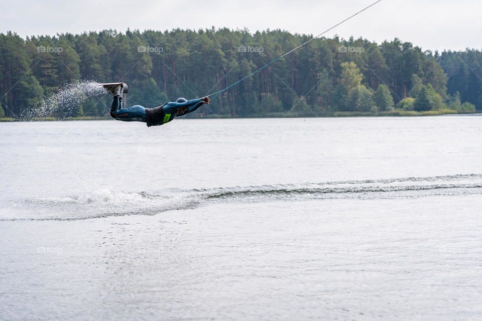 When you are so good that you don’t even need to touch water anymore.