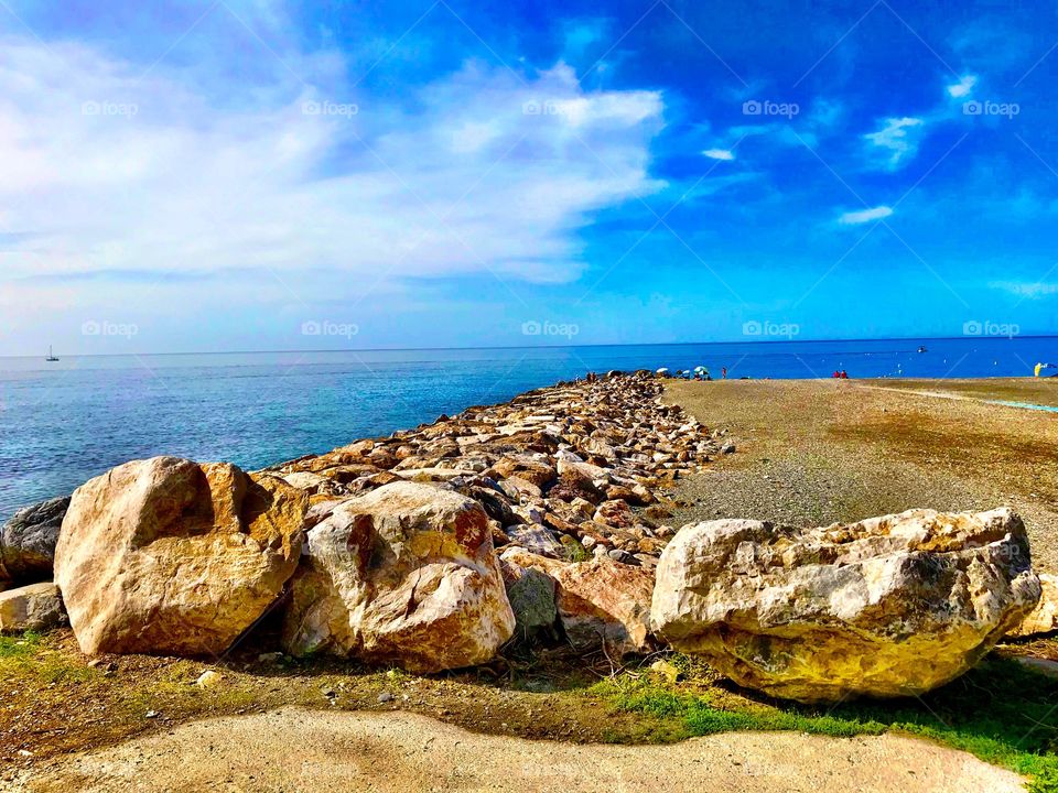 Lovely sceneries in Malaga, Spain