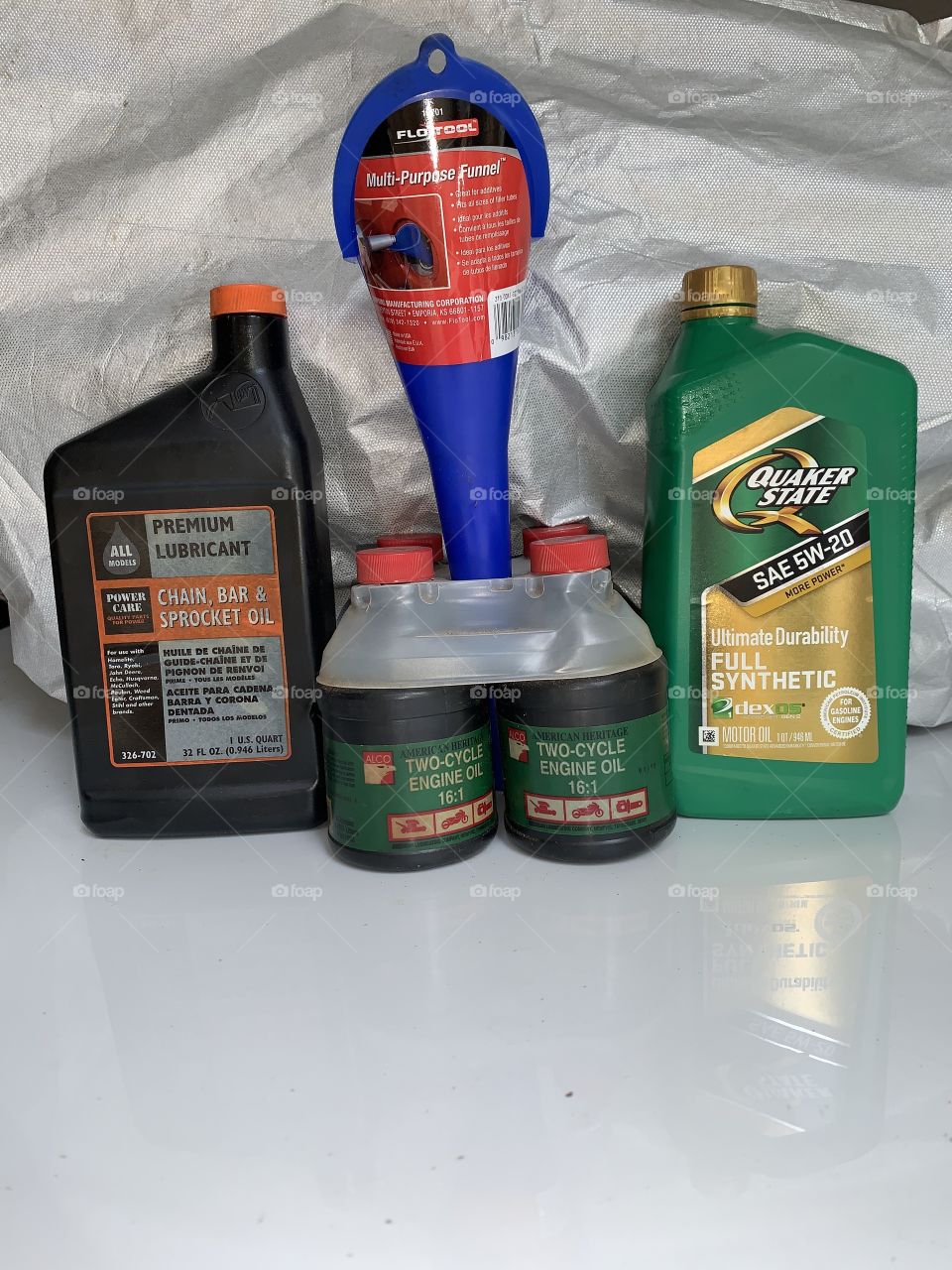 
O - OILS - Motor oil is a lubricant used in internal combustion engines, which power cars, motorcycles, lawnmowers, engine-generators, and many other machines