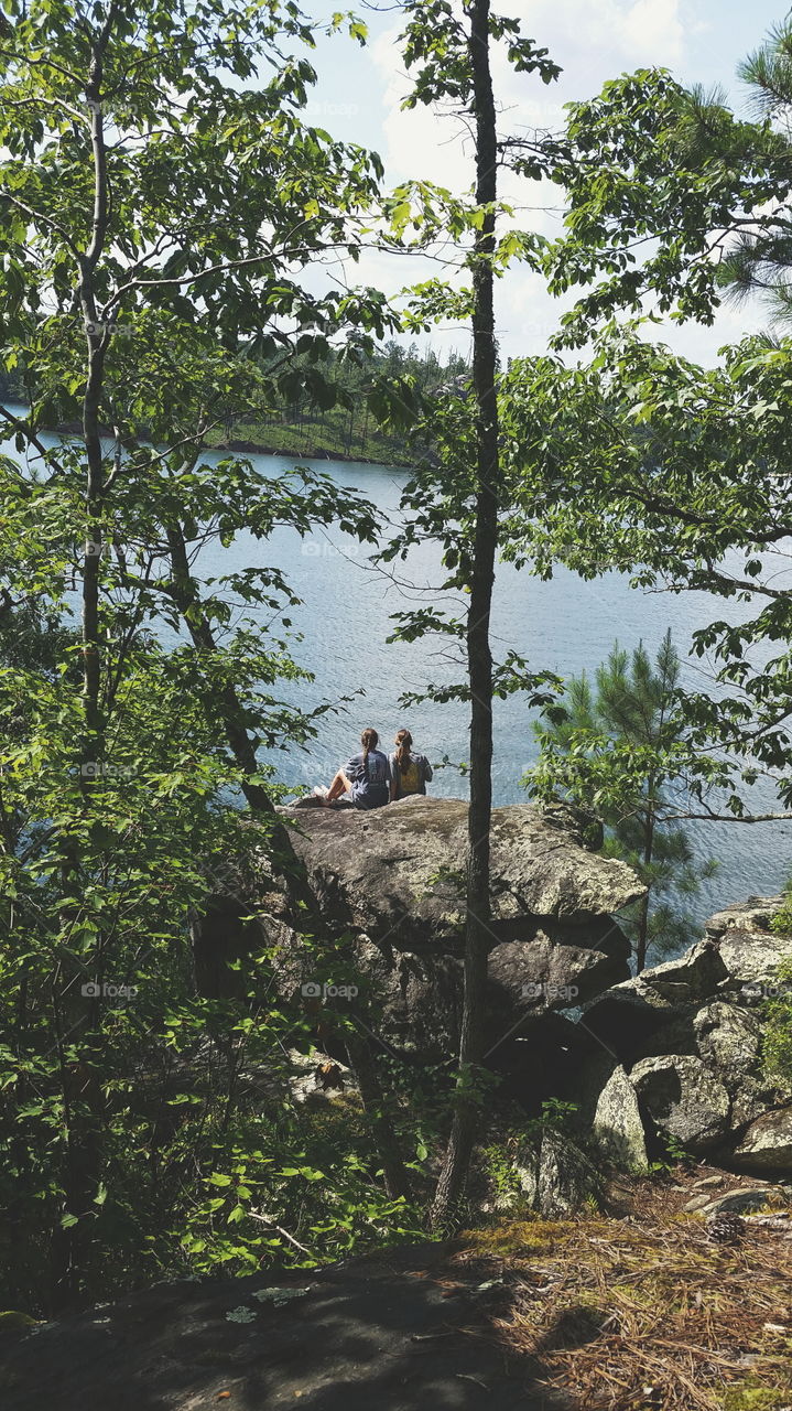 Serendipity. Stumbled upon this beautiful view completely randomly while searching for a fire tower. Perfect spot to take a break and view nature's glory.
