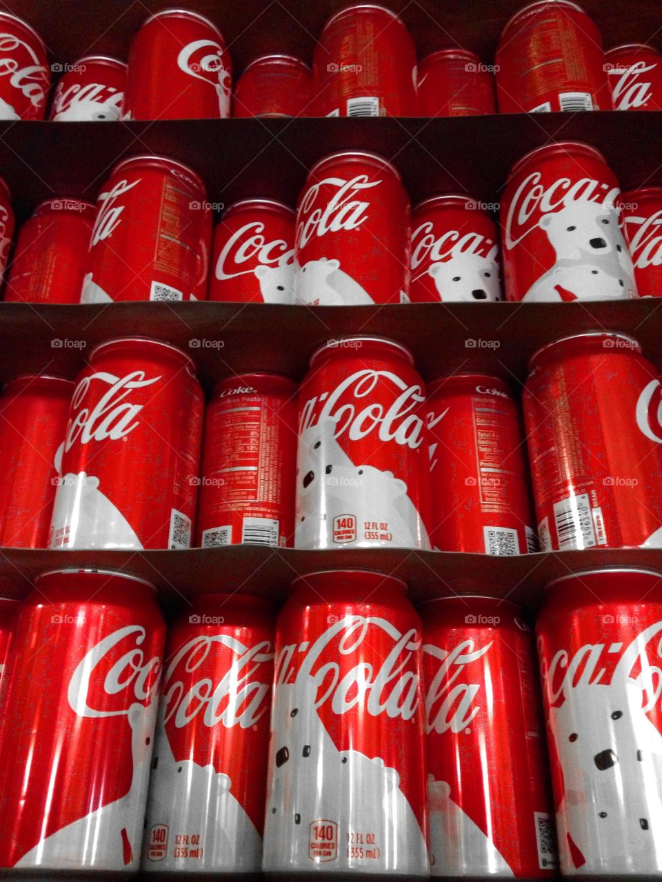 Coca-Cola, red, can, industry, aluminum 