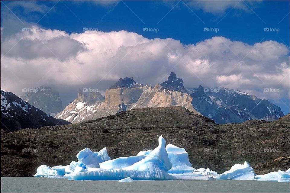 Icebergs on Lago Grey