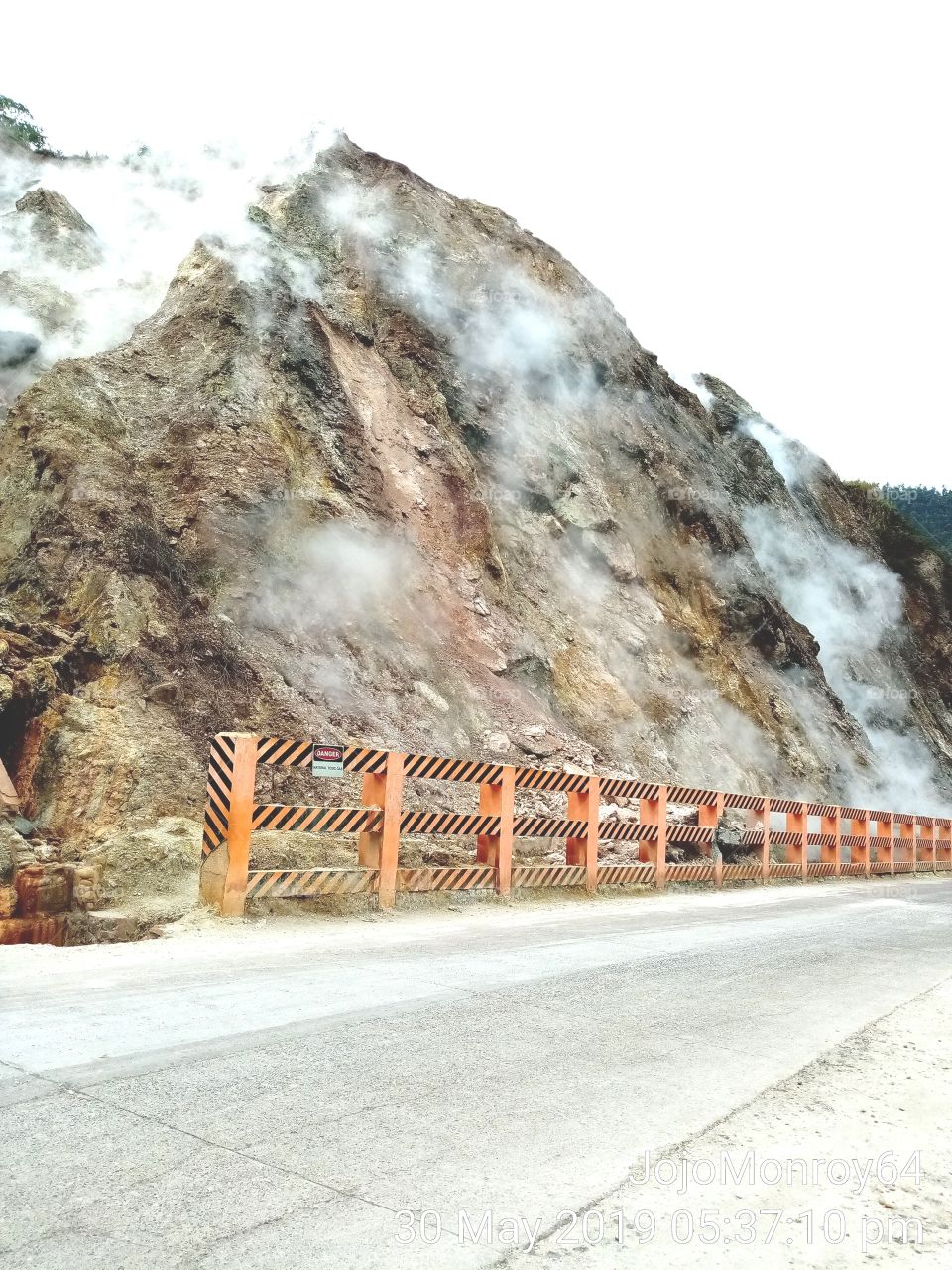 Roadside Smoking Rocks