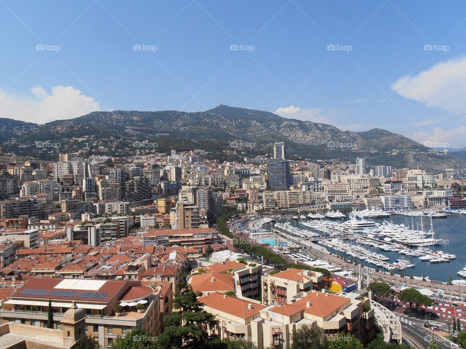 Yacht habor from Monaco 