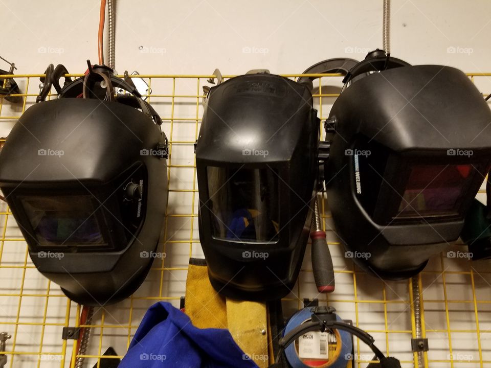 Welding helmets