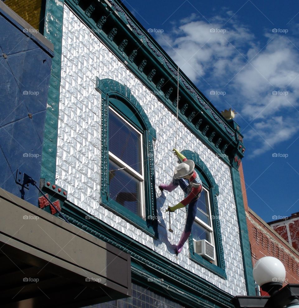 Cowboy scaling Building
