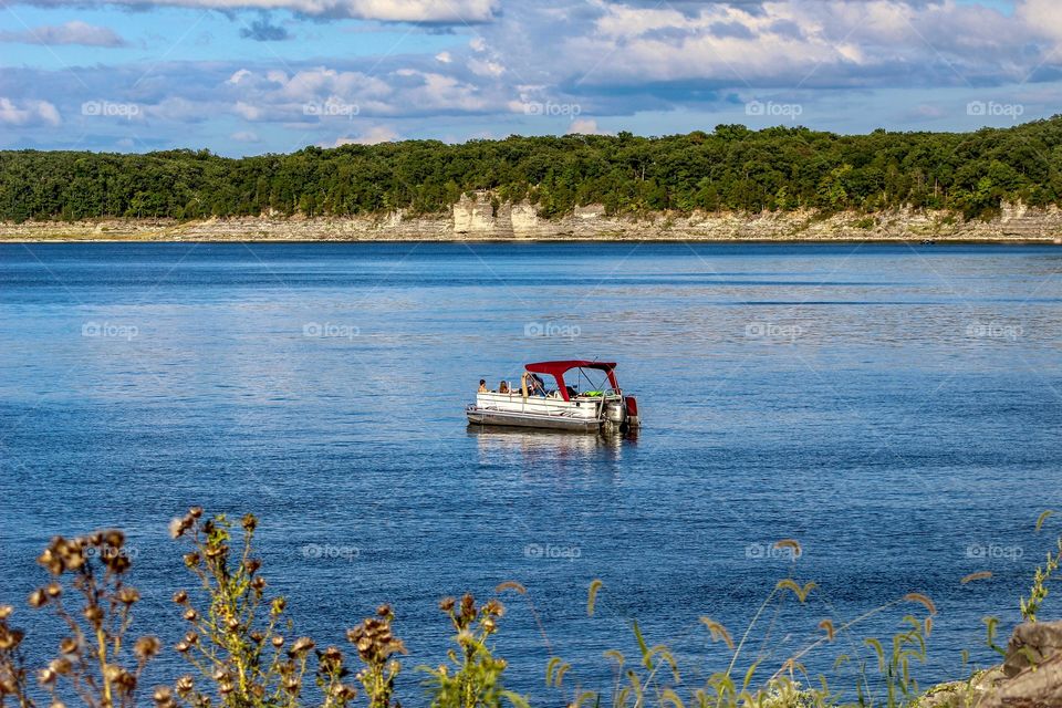 Relaxing on the lake