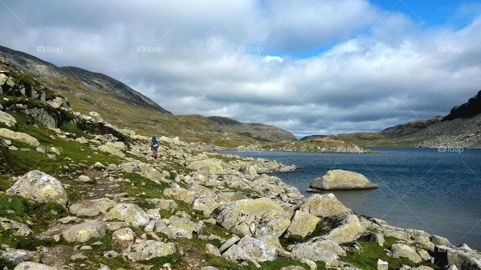 The rough nature in Norway