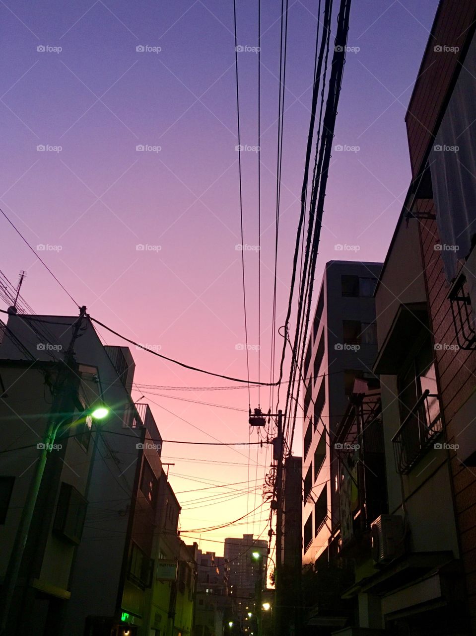 Sunset in Tokyo 