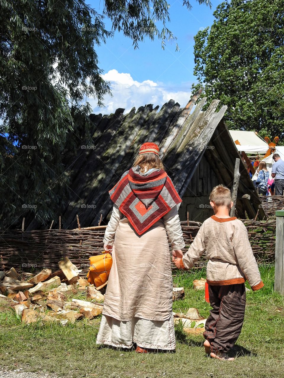 People, Child, Two, Man, Adult