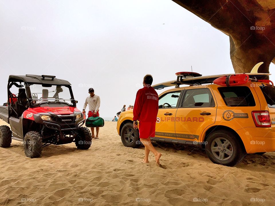 Lifeguards on duty