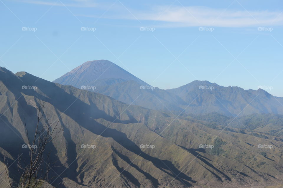 sunrise in Bromo mountain