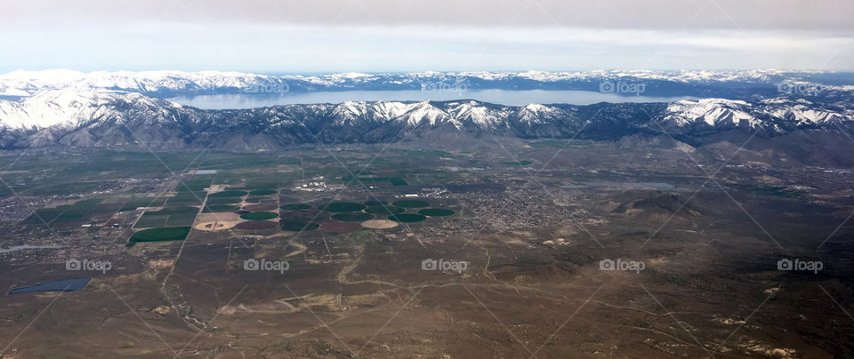 Lake Tahoe from the air