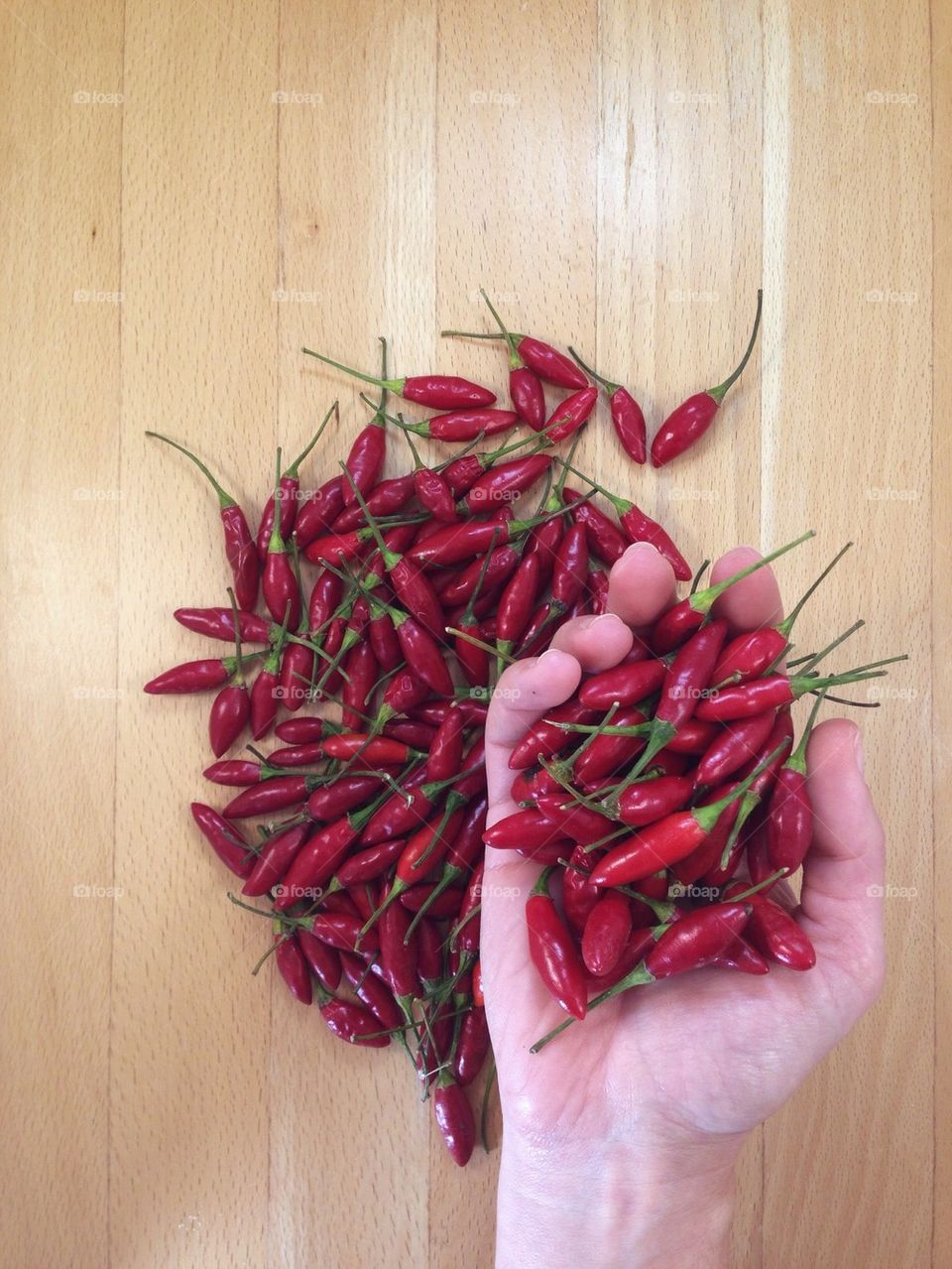 Fresh red pepper 