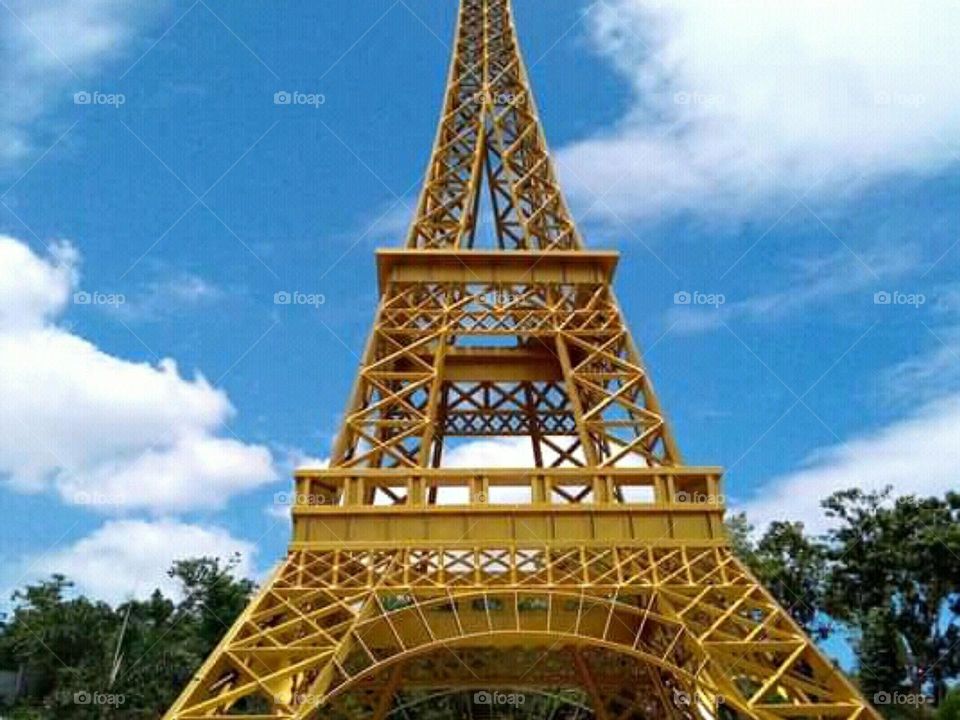 Mini Eifel Tower in the Philippines