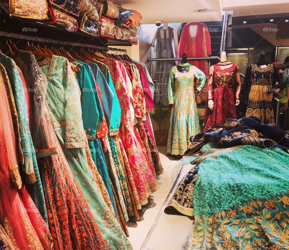 Indian dress shop