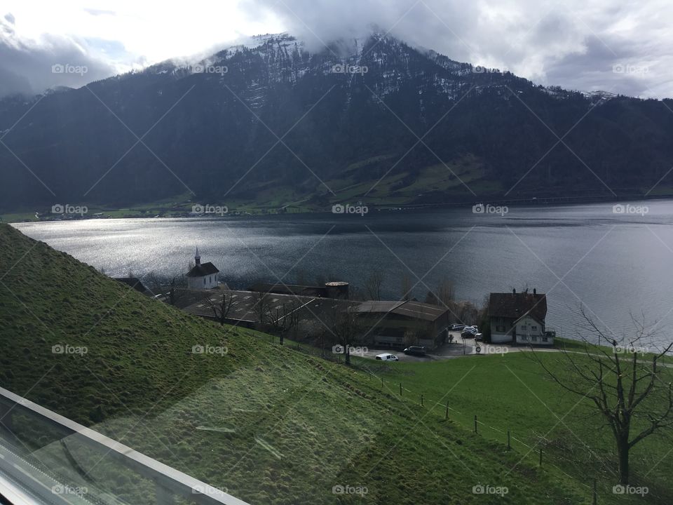 Small Village near Swiss Alps