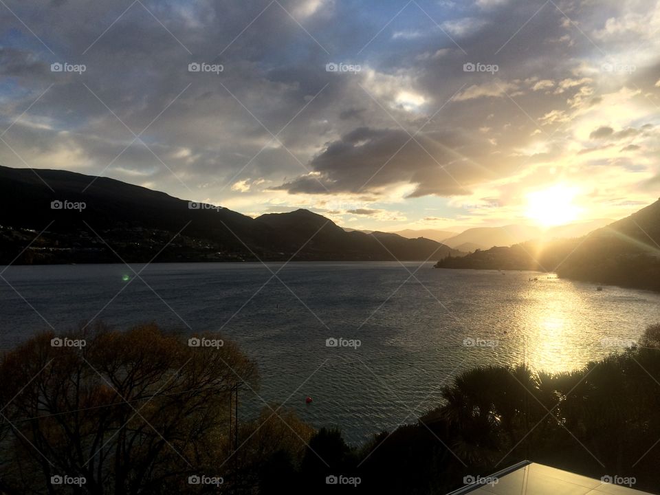 Sunset in New Zealand 