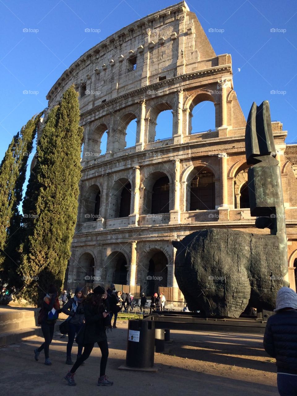 other side from coliseum